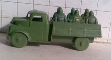 PAYTON ARMY DODGE TRUCK WITH CREW PLUS PLATOON OF SOLDIERS, READ LISTING