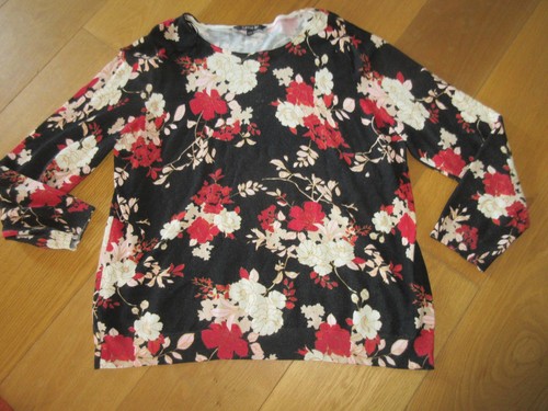 Ladies bonmarche black red - bm,