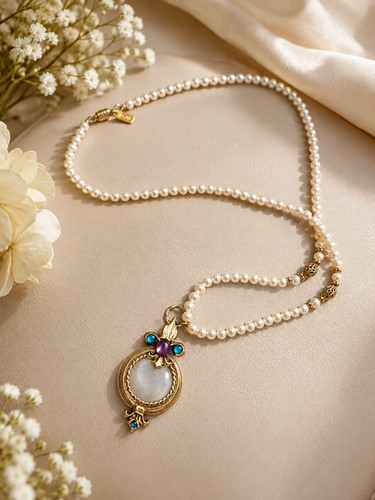 1928 faux pearl - faux, bead