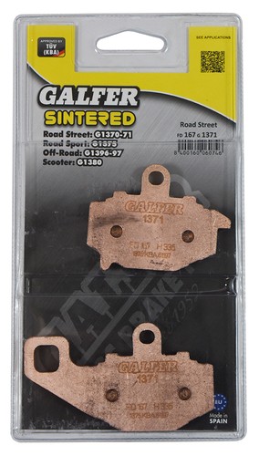 Galfer brake pads - brake, rear