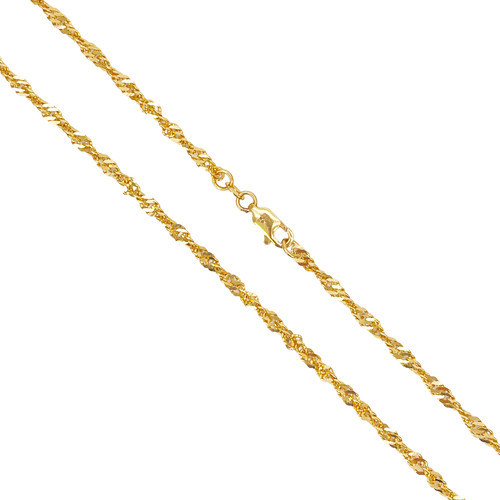22ct yellow gold fancy twisted - 22ct,