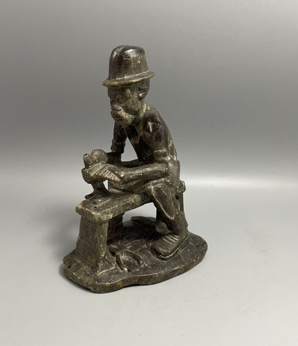Hand carved soapstone figure - hand,
