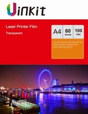 A4 OHP Film Overhead Projector Transparent Film For Laser Printing - 60 Sheets