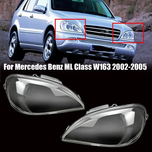 Pair headlight headlamp lens - pair,