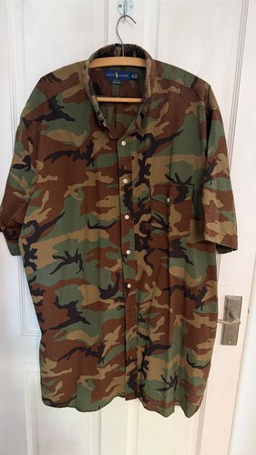 Ralph lauren camo shirt 2xlt - lauren,