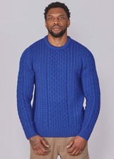 Classic Aran Wool Jumper -
