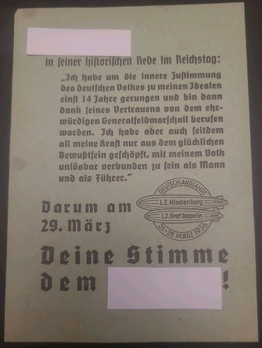 Ballot zeppelin germany trip - ballot,