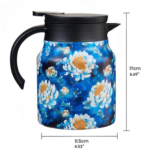 Retro floral print - retro,