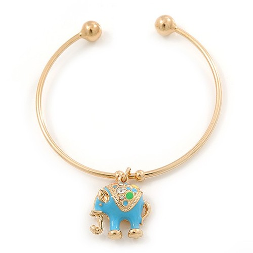 Gold tone slip cuff - tone, slip-on