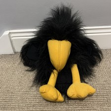 The Puppet Company Large Black Crow Hand Puppet W Squeaker 20” tagged 