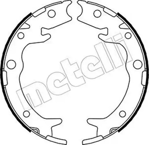 Brake shoe set parking - shoe, set,