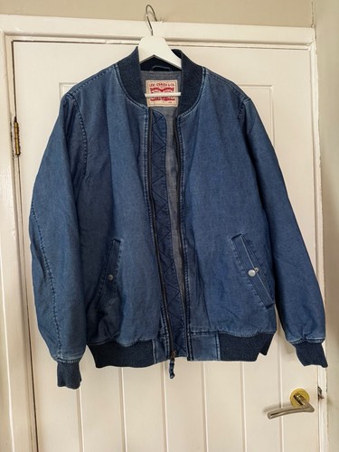 Levi blue denim bomber - levi’s,