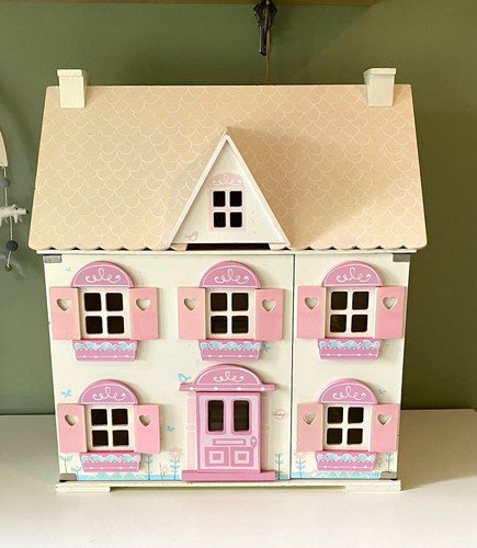 Elc wooden cottage doll - elc, doll's