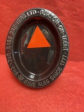 Bass Cask Ale Ceramic Ashtray Wade PDM Made In England Bar Man Cave Prop Decor