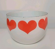 Vintage Enamel Hearts Finel