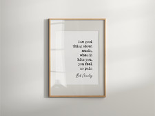 Bob Marley Quote Print When It