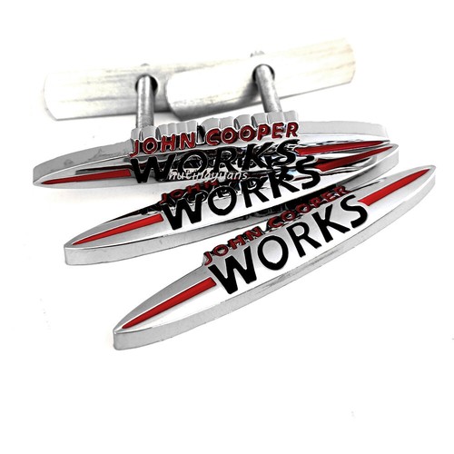 9cm chrome john cooper - 3x,