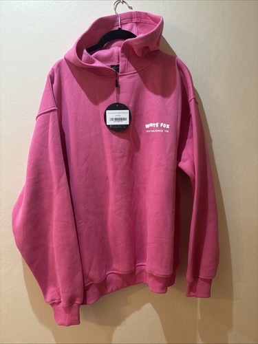 Bnwt hot pink white fox - pink,