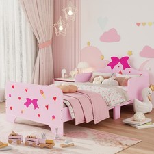 ZONEKIZ Kids Toddler Bed w/