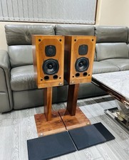 Rare Castle Durham II HiFi Speakers & Original Stands 70W