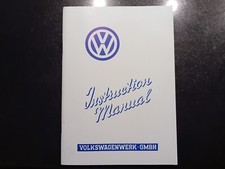 Split Window VW Beetle 1952 Owners Handbook (VVWCA Reprint 1985)