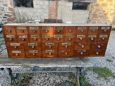 Victorian Apothecary Cabinet / Chemist Cabinet /Multi Draw  Chest / Shop Fitting