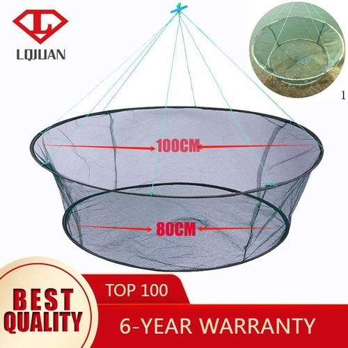 Foldable fish catching net - foldable,