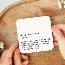 Wild Swimmer Gift, Funny Swimming Gift, Open Water Swimming, Swimming lover gift