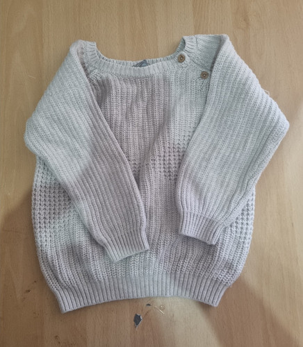 Primark grey knit - grey, button