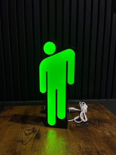 Billie eilish logo led light - billie,