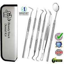 DENTAL TEETH CLEANING KIT MULTI FLOSS PLAQUE REMOVER CARE TOOTH SCRAPER TOOLS