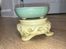 Chinese  Resin Carved Circular Style Stand Display Base For Bonsai Pot
