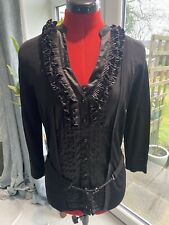 Julian Macdonald size 14. Blouse/Jumper Combo. Black. BNWOT.
