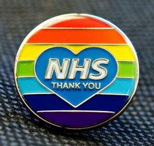 NHS Pin Rainbow Thank You