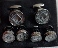 Tateossian Gunmetal Plated &