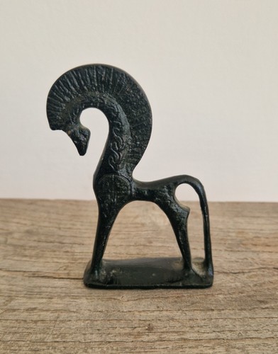 Bronze trojan horse - horse, sculpture