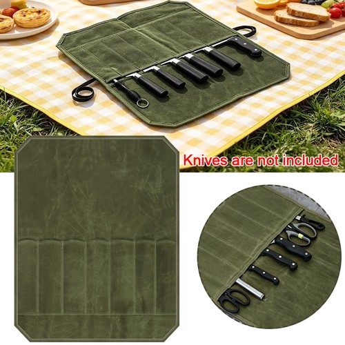 Slot chef knife roll bag - slot,