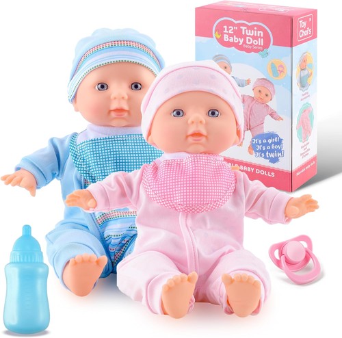 Toy choi twin baby dolls - choi's,