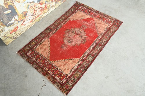 3x4 rug handmade - , vintage