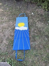 Vintage Foldable Beach Lounger Mat lightweight 57 X 19” Backpacking Festival 80s