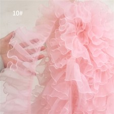 Organza Pleated Ruffle Lace