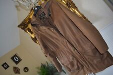 Lovely Rare BARBOUR waxed Durham sandstone hooded coat jacket - sz 10