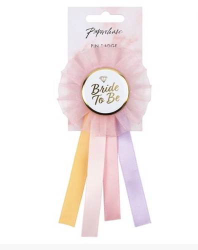 Bride badge hen party - bride,