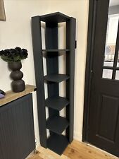 Graphite Grey Corner Bookcase/Shelving Unit