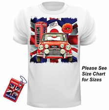 Car Art Classic MINI COOPER T Shirt Can Be Personalised Unofficial 