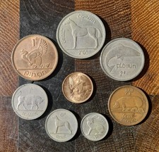 IRELAND EIRE FULL SET 8 IRISH