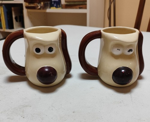 Vintage gromit ceramic mugs - 2,