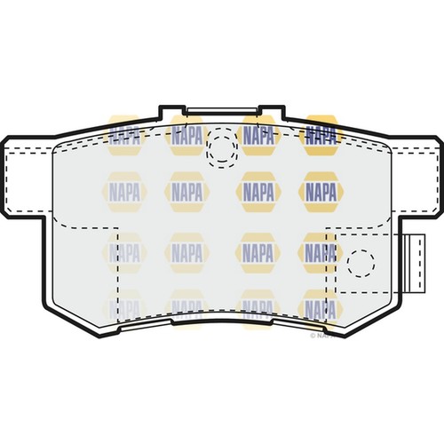 Brake pads set - brake, for