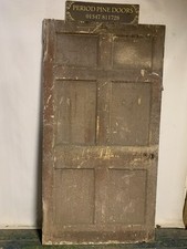 G 45 ( 49 1/4 X 77 1/4) Old Original Reclaimed 6 panel Georgian Door.