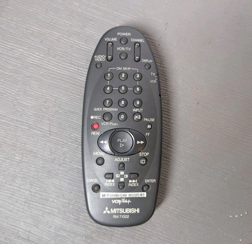Mitsubishi 71002 vcr - rm-71002, vcr/tv